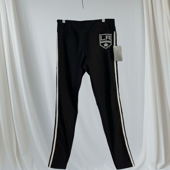 Brand New For Her by Carl Banks LA Kings Hockey Sweatpants Black Women's Large - Picture 1 of 8